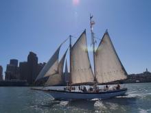 Bay Lady on the water
